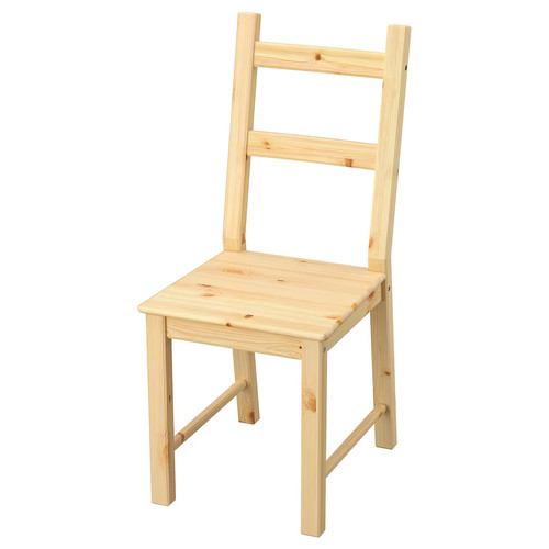 Ikea wooden dining chair - dining,