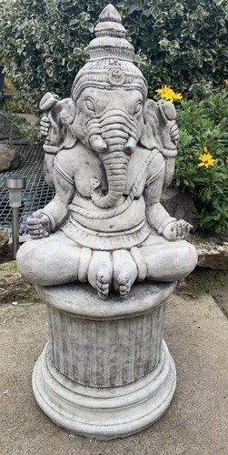 Stone garden large meditating - stone,