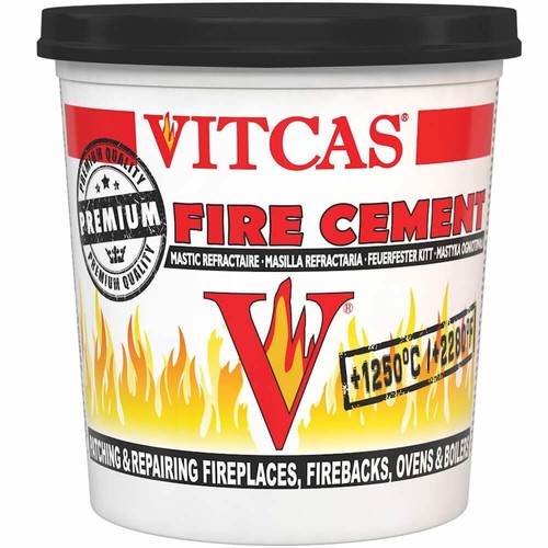 Vitcas black fire cement - black,