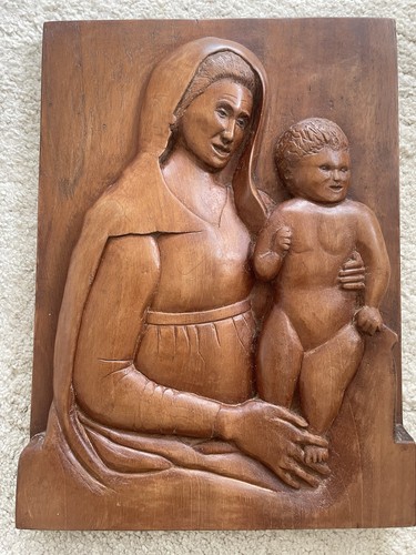 Vintage hand carved wooden - vintage,
