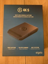 Elgato 4KS Next Gen Console Capture 4K60, 120-FPS, Any System. Brand New Sealed