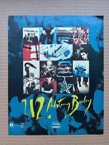 Achtung baby poster - achtung,