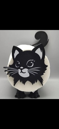 Cat toilet paper holder - cat,