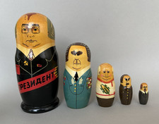 VINTAGE 1990s SET OF 5 RUSSIAN