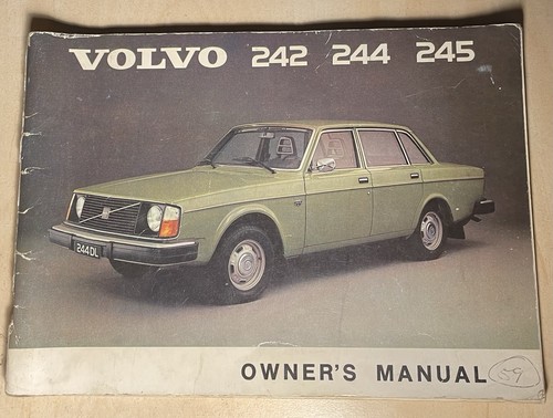 Volvo 242 244 - , owner's