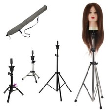 Salon Adjustable Wig Head Stand Holder for Cosmetology Hairdressing Training