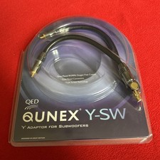 QED Qunex Y-SW Y Adaptor For Subwoofers For Superb Signal Integrity