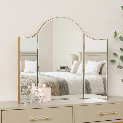 Vintage arched dressing table - vintage,