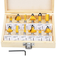 Router Bit Set 12 PCS Tungsten