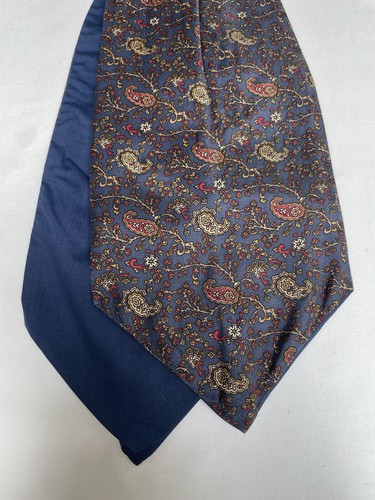 Vintage paisley print silk