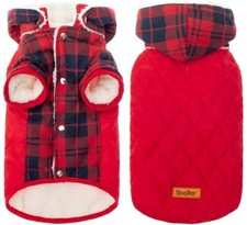 Padded Dog Coat & Hood -