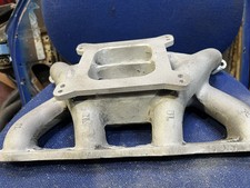 Daimler 250 V8 inlet manifold converted to Holley Or Edelbrock 4bbl Carb
