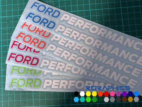 Performance vinyl decals - decals, (x2)
