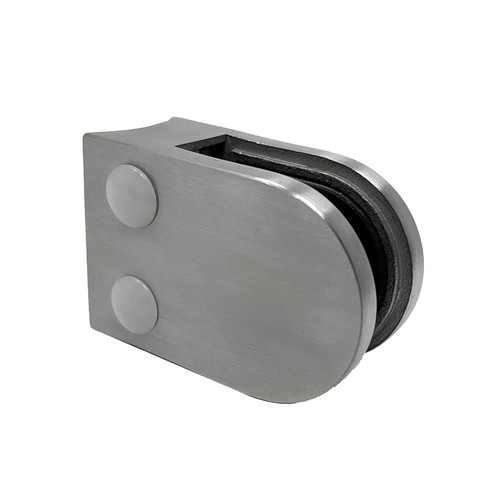 Shaped glass clamp for - d,