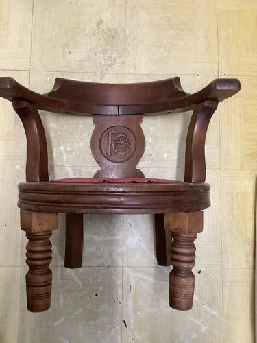 Mahogany captains chair - captains,