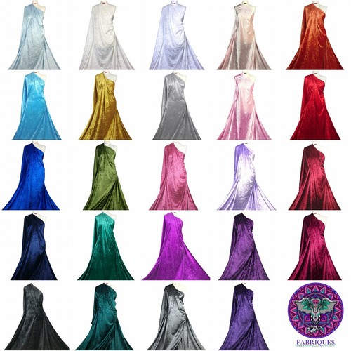 Crushed velvet fabric - crushed,