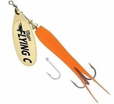 Mepps Flying C In-Line Spinner 4 3/4" 7/8 Oz Hot Orange /Gold FC78TP HO-G