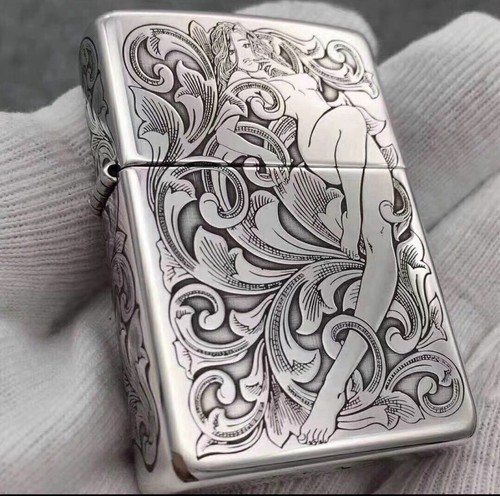 Zippo art nouveau lady - art,