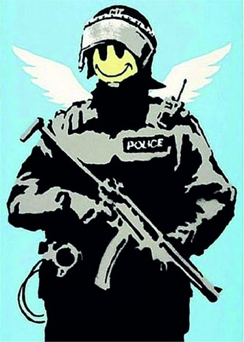 Banksy flying copper vinyl - flying,