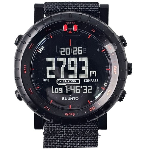 Suunto watch core black red - black,