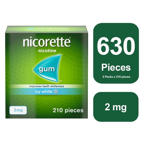 Nicorette icy white - 2mg, gum
