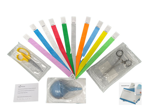 Mini whelping kit - kit, forceps