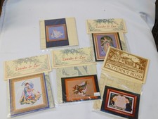 Lot Of 5 Lavender & Lace Victorian Designs Cross Stitch Patterns Charts NEW