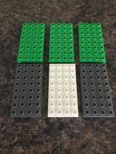 6 X Lego Duplo Base Plates 8 X
