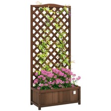 Outsunny Garden Wooden Planter