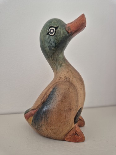 Vintage hand carved wooden - hand-carved,