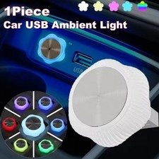 1pc Car USB Ambient Light Mini