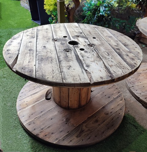 Reclaimed large wooden cable - ,