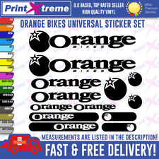 ORANGE BIKES Decal Stickers