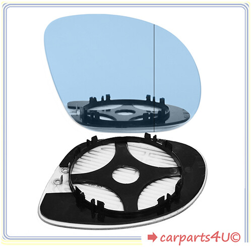 Mirror glass with plate for