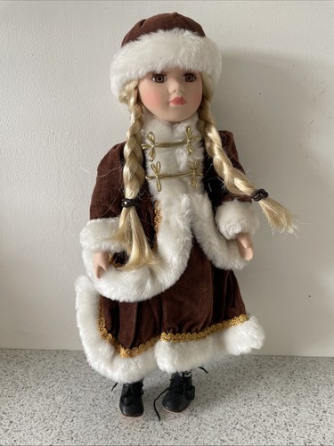 Vintage porcelain doll - porcelain,