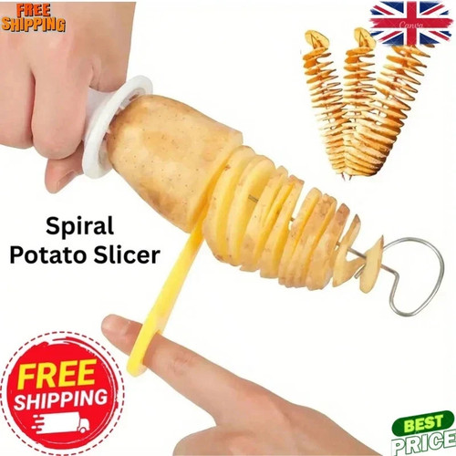 Spiral potato cutter hand - potato,