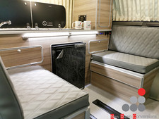 Rear campervan conversion to