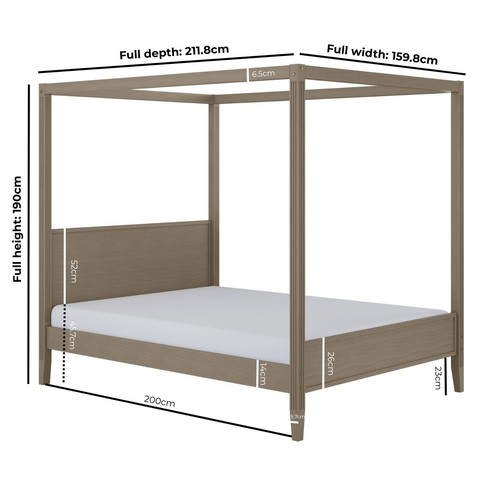 King size four - king, bed