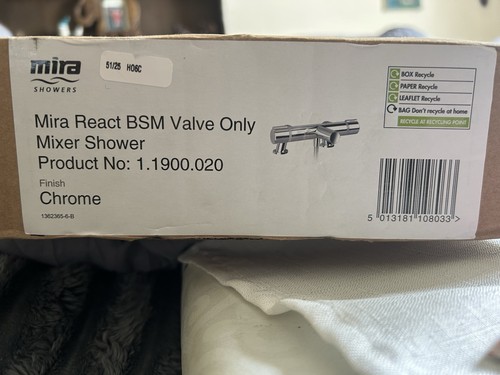Mira react bsm valve - react,