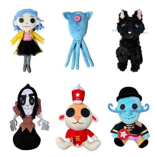 Coraline plush doll soft - plush,
