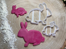 Rabbit Cookie Cutters (Set of