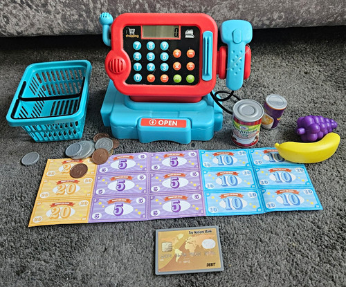 Child toy cash register with - child's,