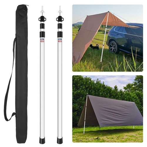 230cm tent poles telescopic - 2x,