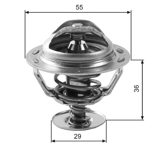 Fits gates th12283g2 - gates,
