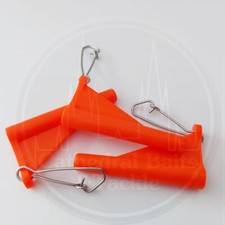 Boat Boom Slider 3 x Std or Lge Sea Boat Trolling Fishing Terminal tackle