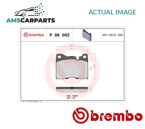 Brake pads set braking - pads,