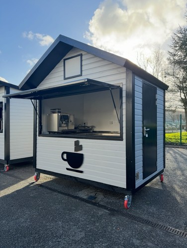 Food kiosk coffee - kiosk, /