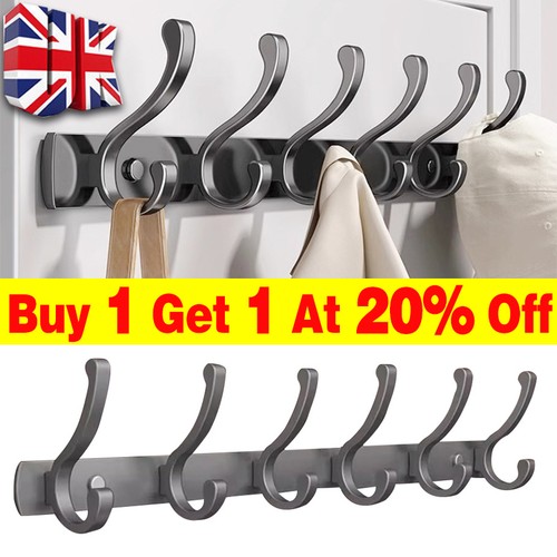 Hooks aluminum coat clothes - 12,