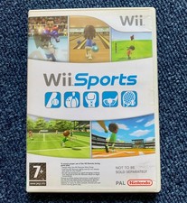 NINTENDO WII GAME - UK PAL - COMPLETE CIB - ORIGINAL GAME/DVD CASE - WII SPORTS