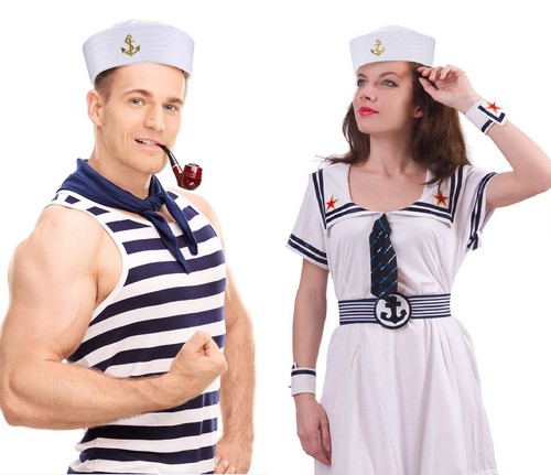 Gold embroidered adult captain - adult,